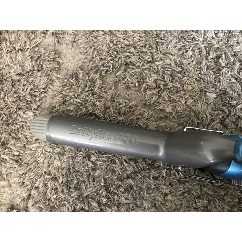 BaBylissPRO Nano Titanium MiraCurl Rotating Brush & Curling Iron 3pc Bundle Blue - Picture 7 of 9